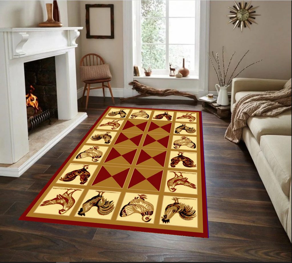 Rooster west-area-rug-by-RugsMart-in-Dallas-Texas-at-discount-price-with-high-quality-in-west-collection
